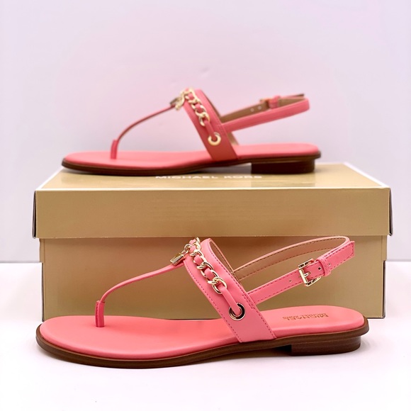 Michael Kors Elsa Thong Sandals Grapefruit - Picture 10 of 10